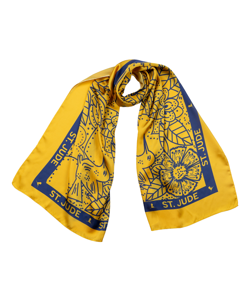 Primary image Hummingbird Garden Scarf – Yellow